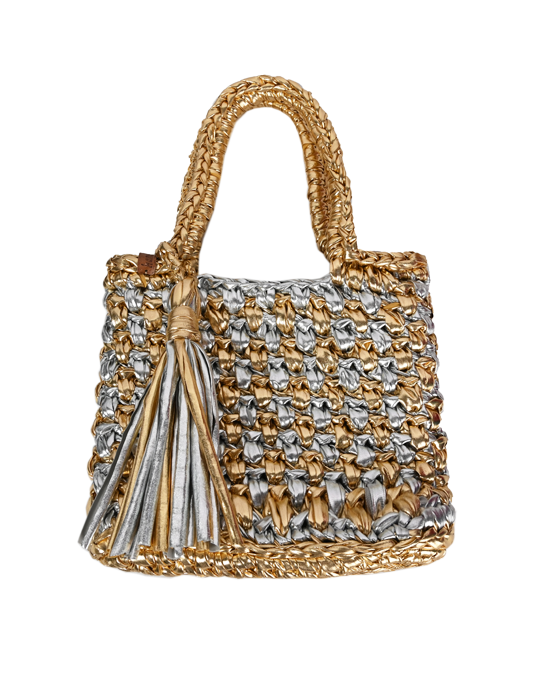 Gold & Silver Tote Bag