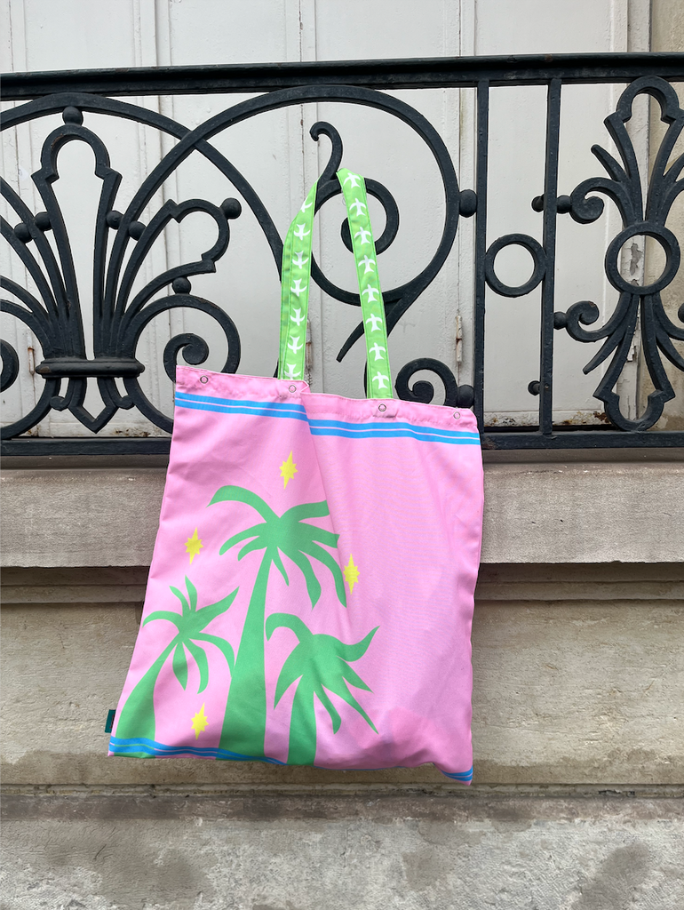 Palm Canvas Tote Bag