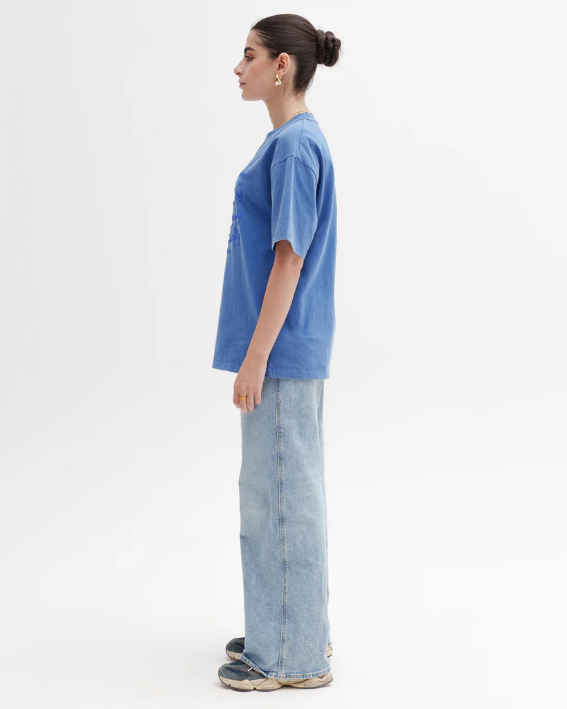 Grounding Feelings T-shirt in Blue