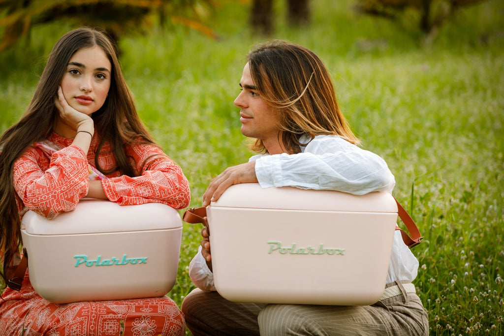 Nude - Olive Green Retro Ice Box Cooler