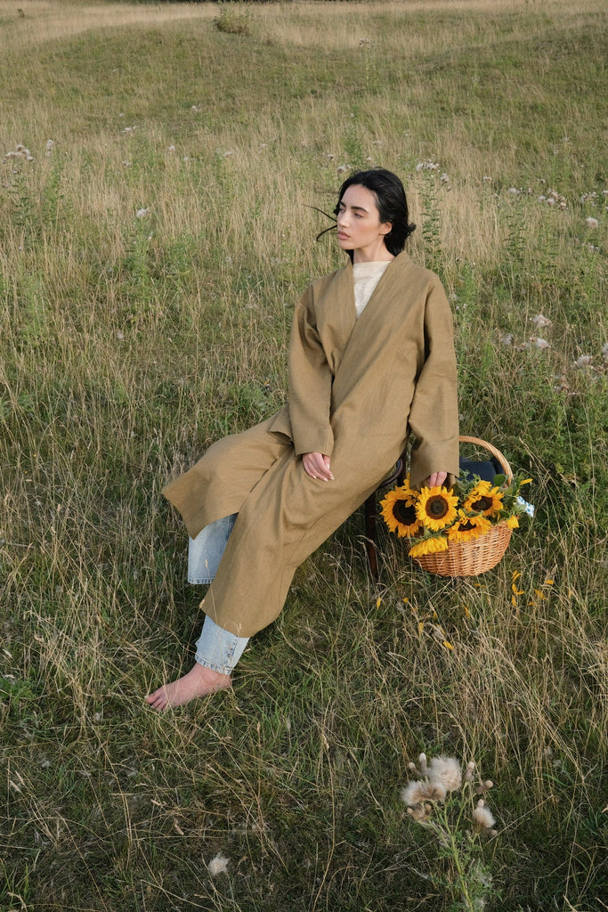 Hunting Green Rosalie Kimono Abaya