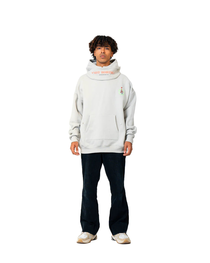 Unicycle On A Rope Grey Hoodie