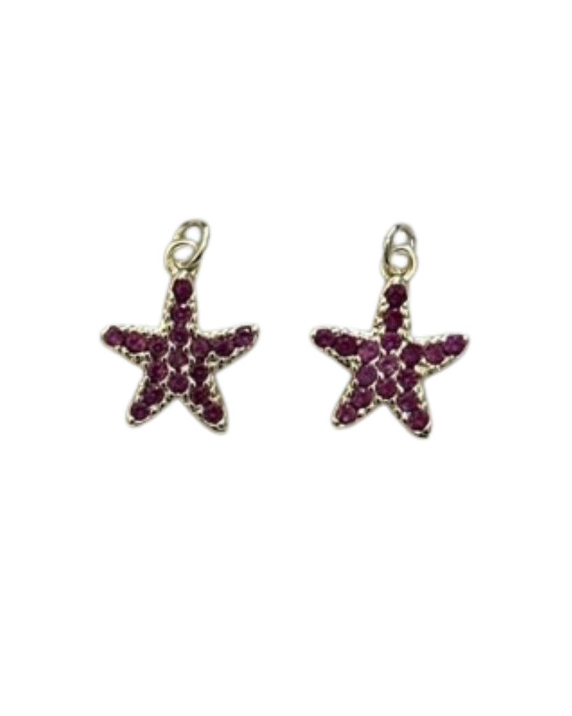 Purple Starfish Charm