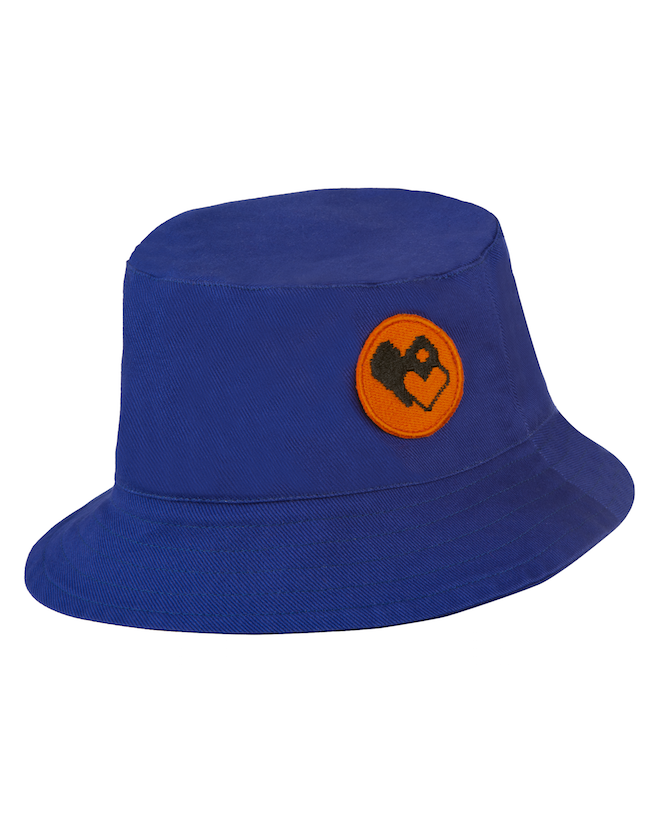 Blue Sizepico Bucket Hat