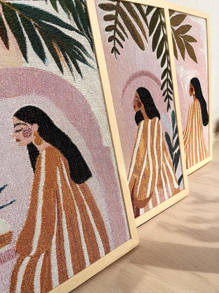 "Sakina [Dee]" Framed Canvas Artwork