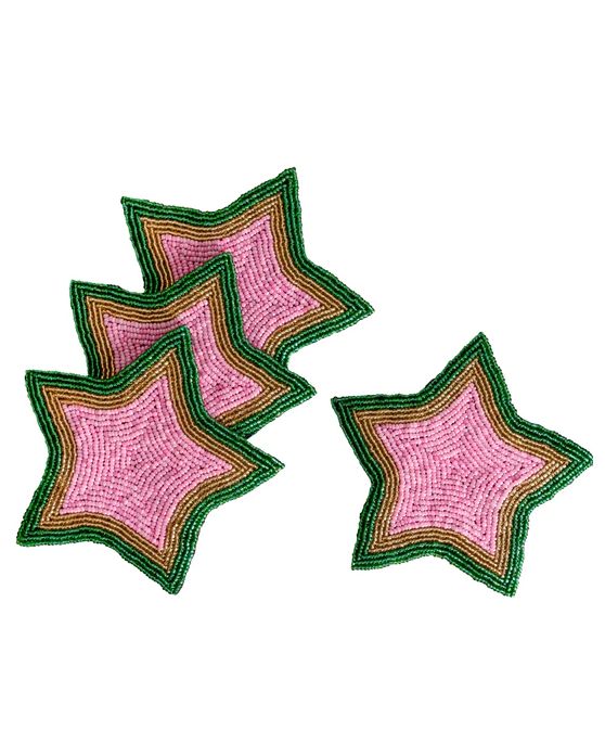 Pink StarStruck Splendor Coasters