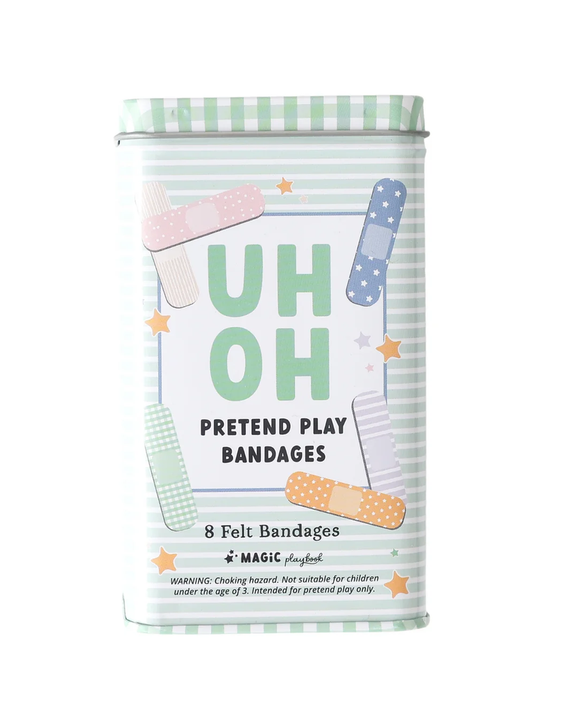 Pretend Play Bandages & Bandaid Tin