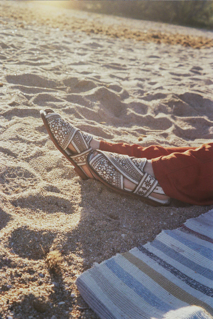 The Balochi Brown Sandals
