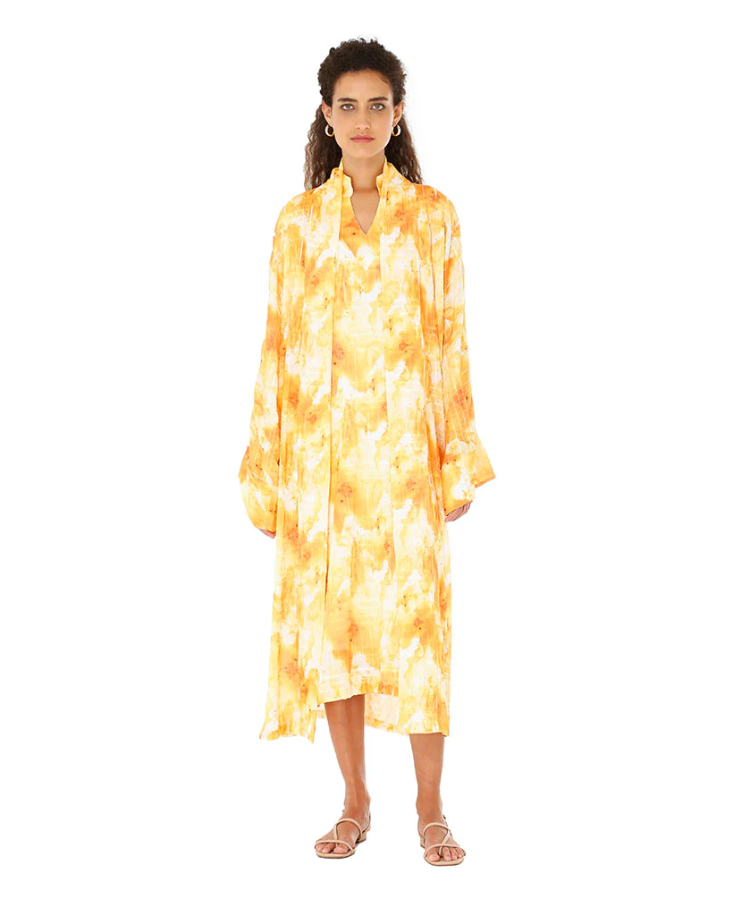 Gardenia Yellow Kimono Set
