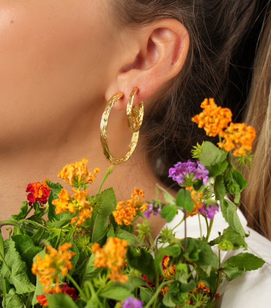 Jasmin Large Gold Hoops