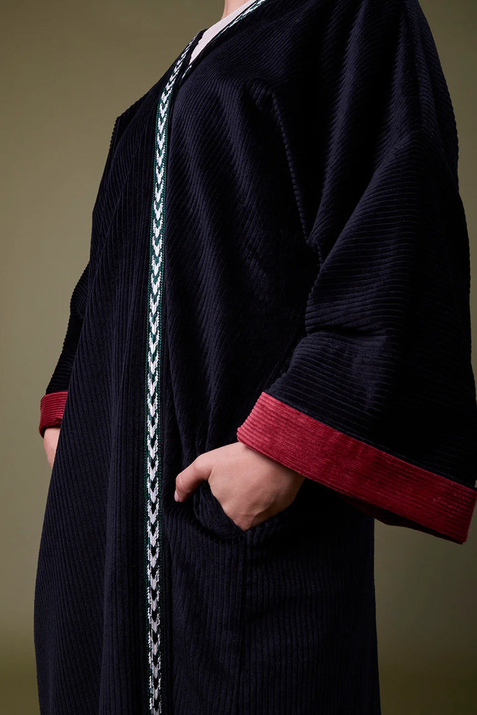 Black Isobel Crawley Abaya