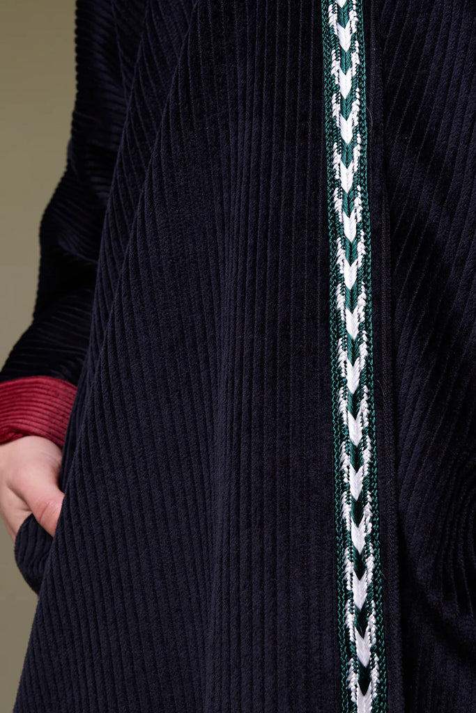 Black Isobel Crawley Abaya