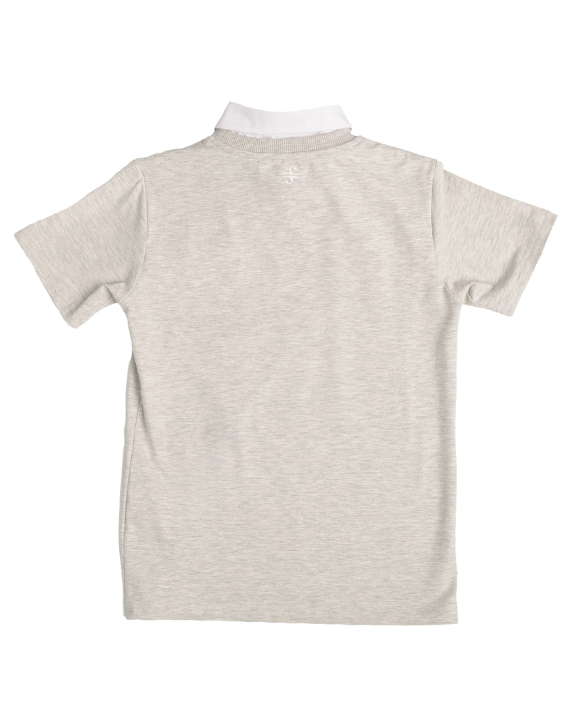 Big Boy Light Grey Polo Shirt