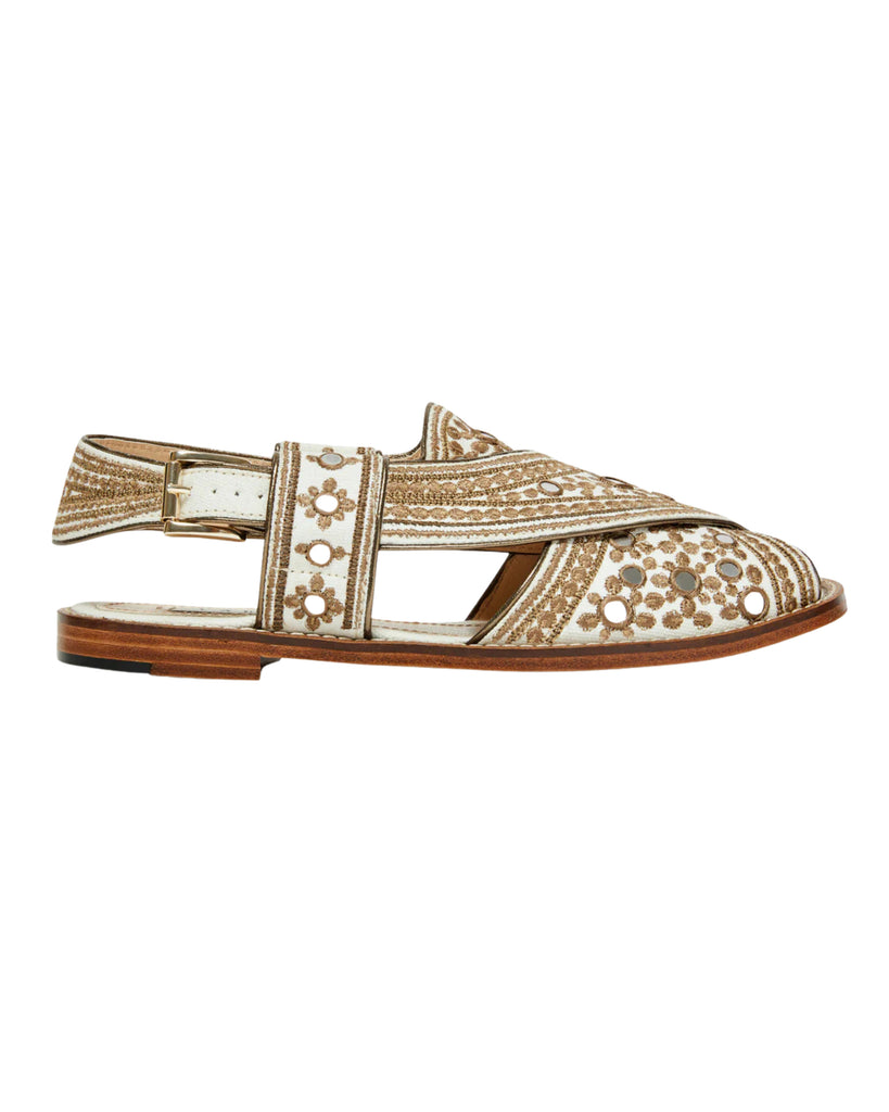 The Balochi Brown Sandals