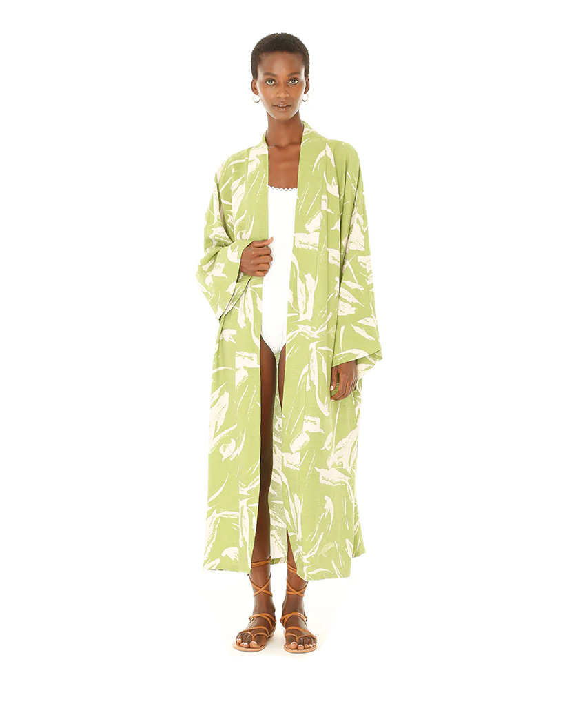 Green Linden Kimono