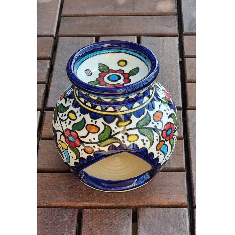 Hand Painted Ceramic Oil Burner