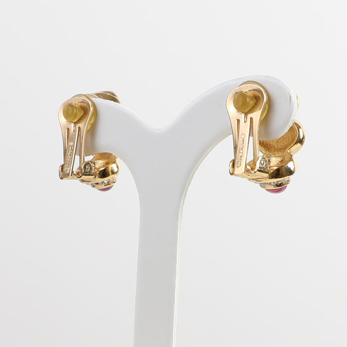 Vintage Dior Multi-Stone Earrings