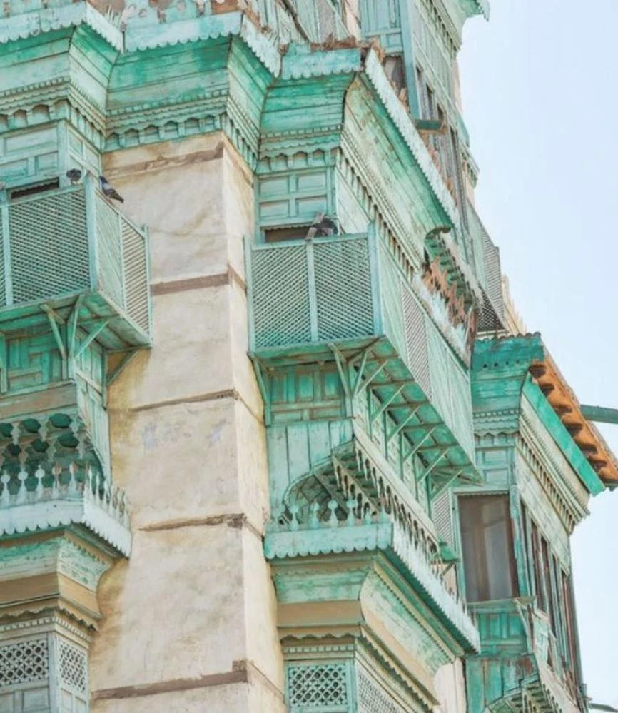 "Summer in Jeddah" Framed Canvas Artwork