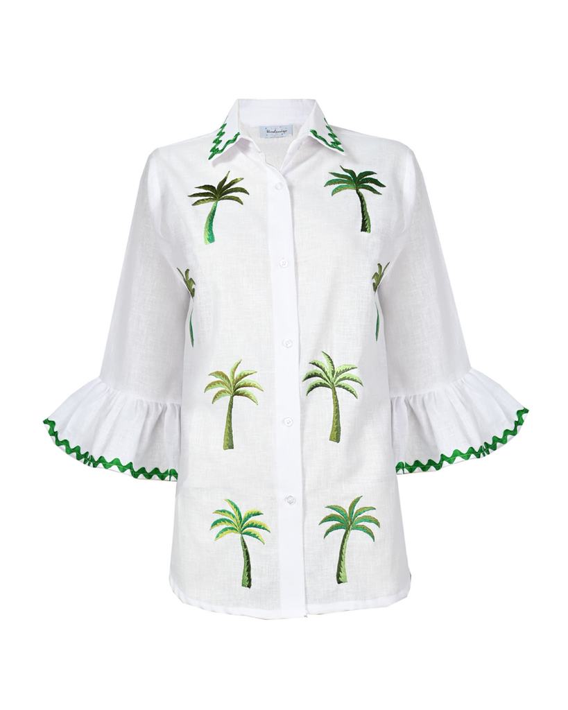 White Palm Tree Set