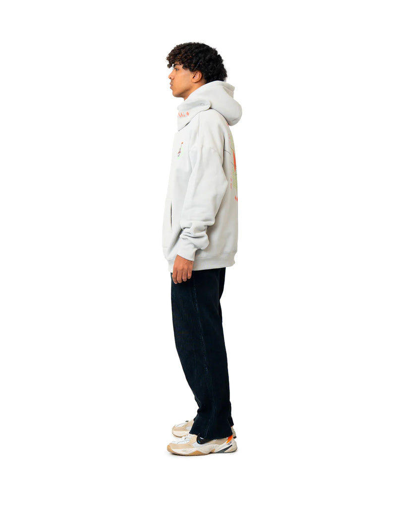 Unicycle On A Rope Grey Hoodie
