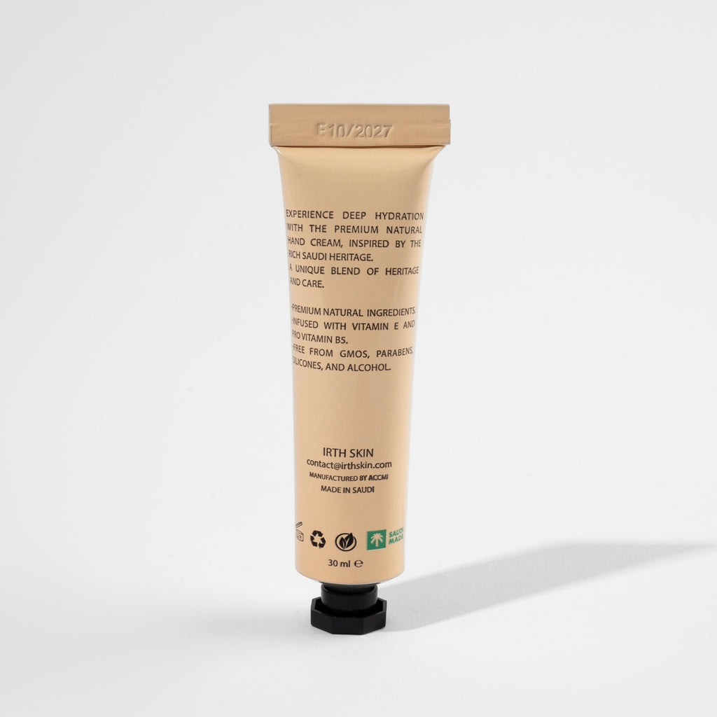 Date Seed Oil Hand Cream with White Cardamom Scent