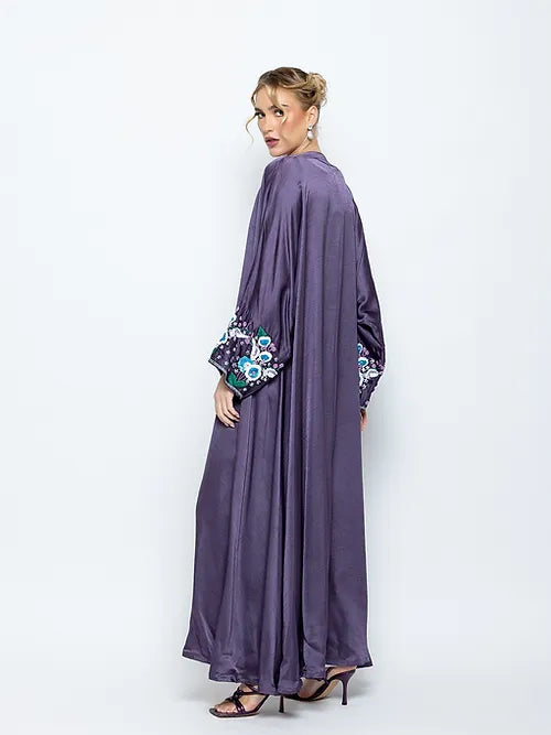 Elegant Silk Abaya