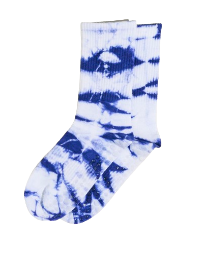 Navy Blue Tie-Dye Socks