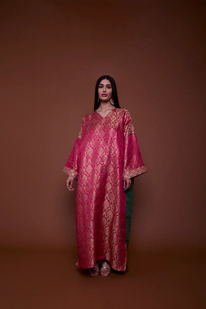 Fuchsia Jasmine Kaftan
