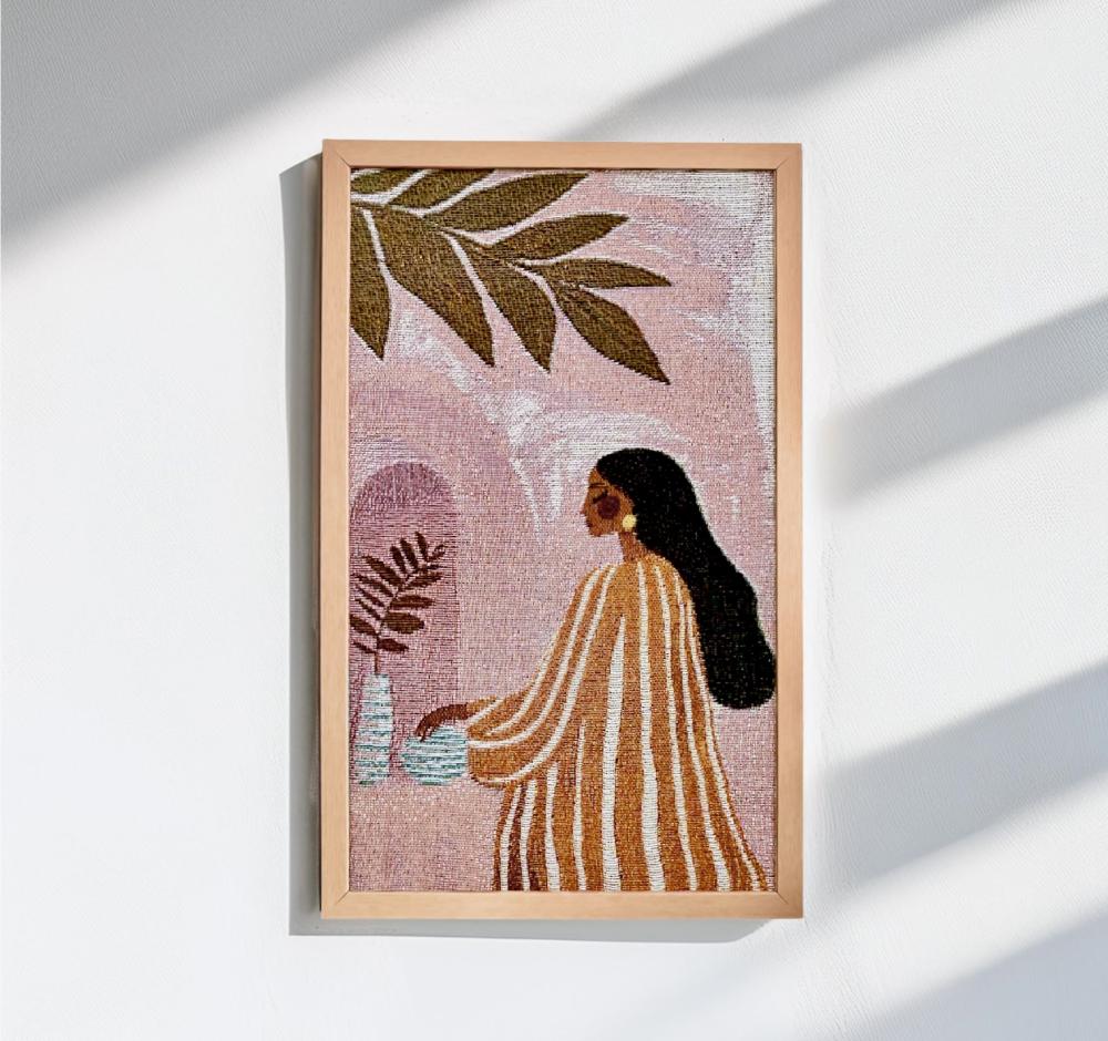 "Sakina [Dee]" Framed Canvas Artwork