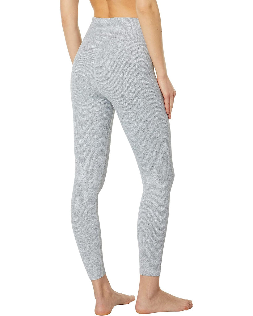 Heathered Grey Ribbed Football Legging