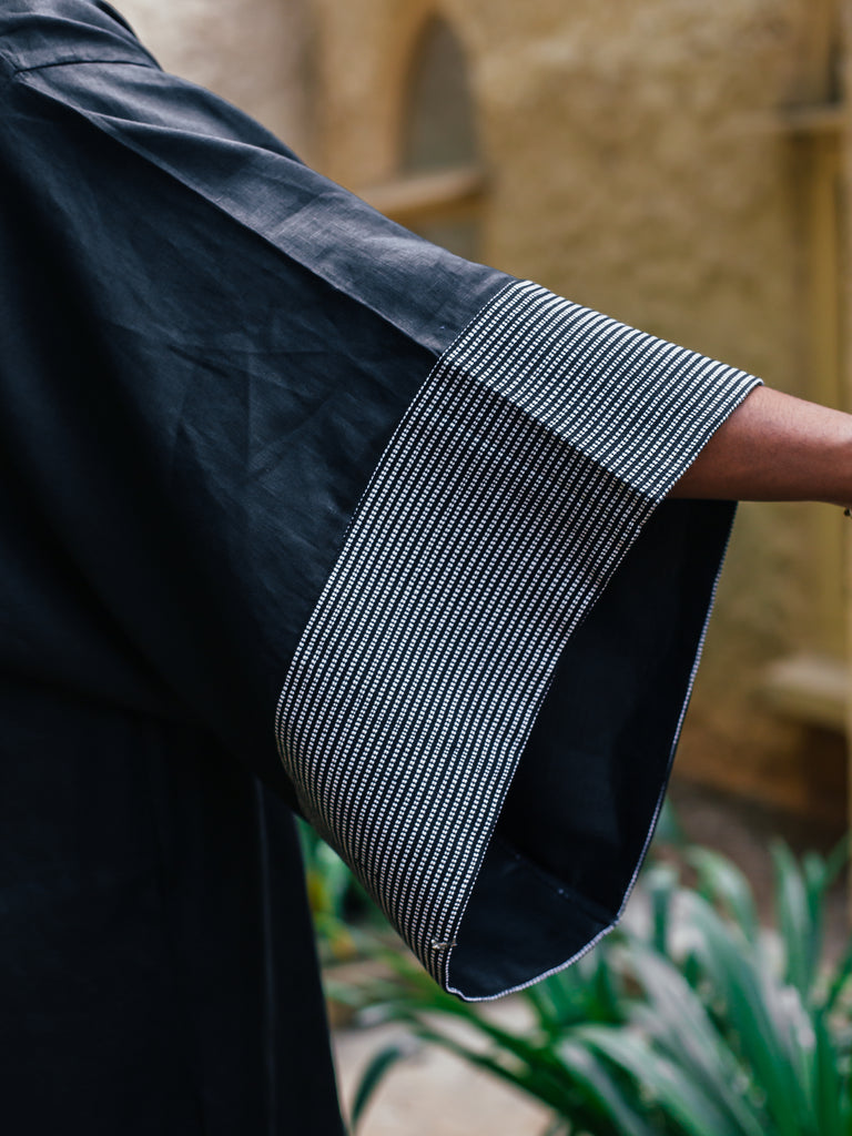Makeda Kimono Linen and Silk