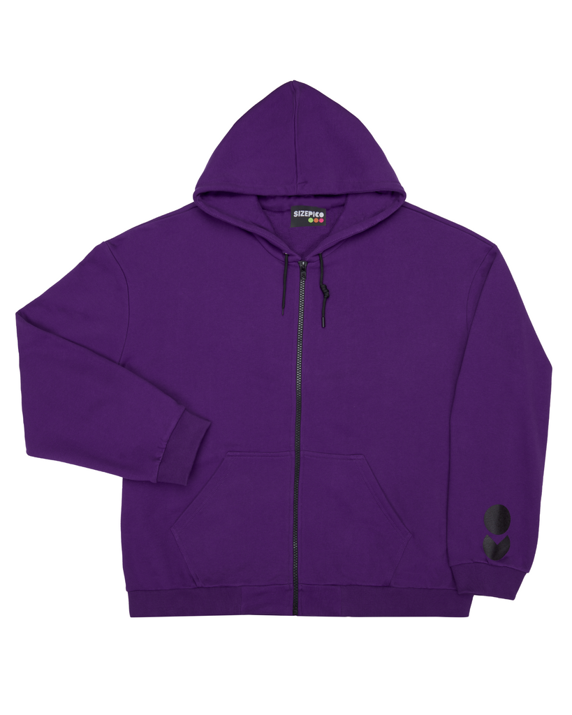 Purple Zipup Pico Hoodie