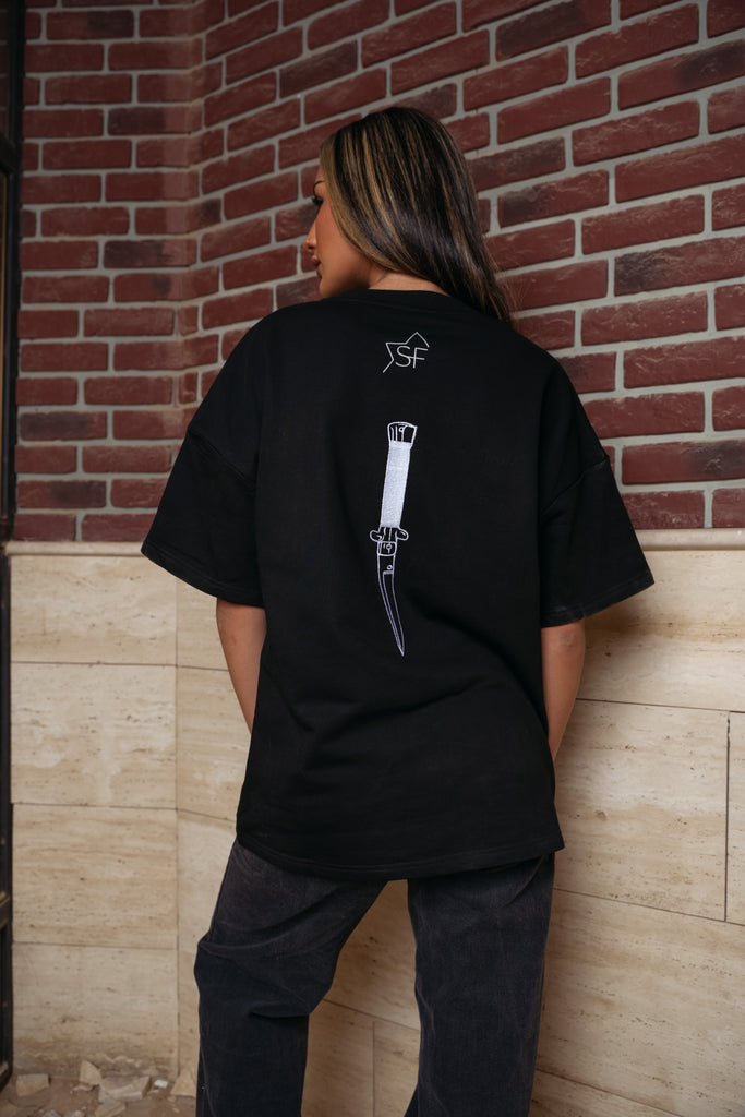 Black Unisex Involved T-shirt