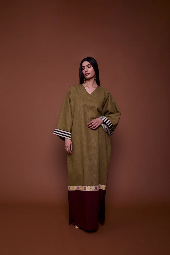Pistachio Dalia Kaftan