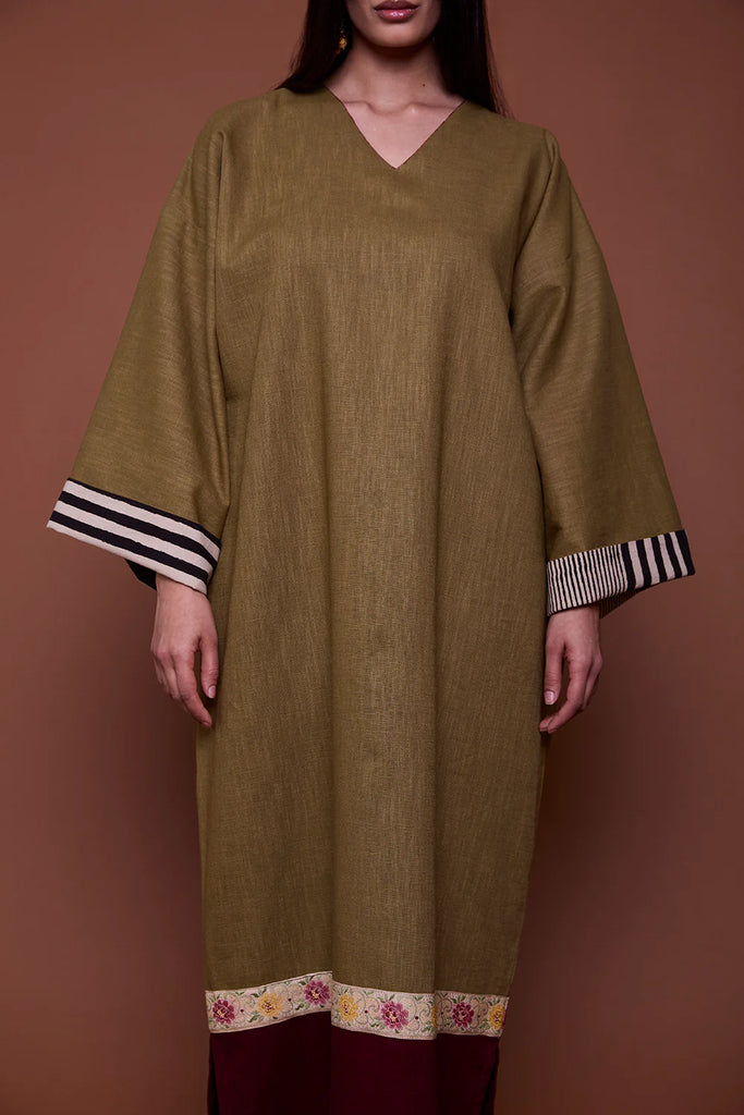 Pistachio Dalia Kaftan