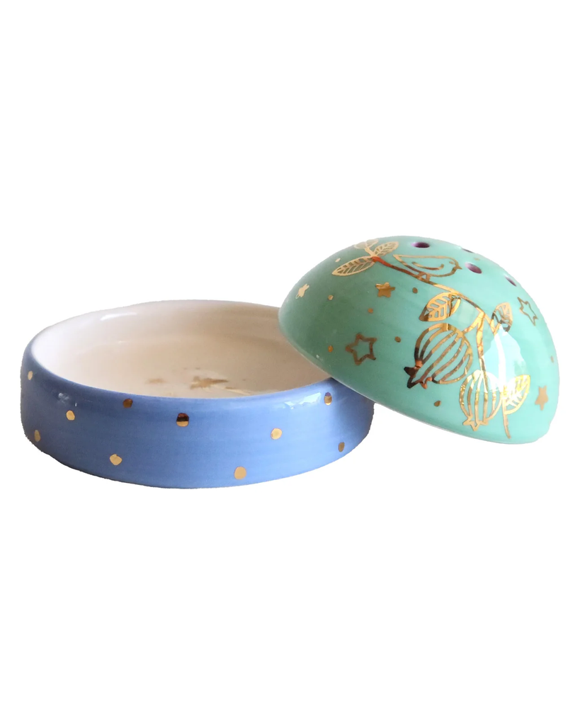 Celestial Turquoise Incense Burner