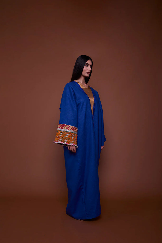 Electric Blue Neelam Abaya