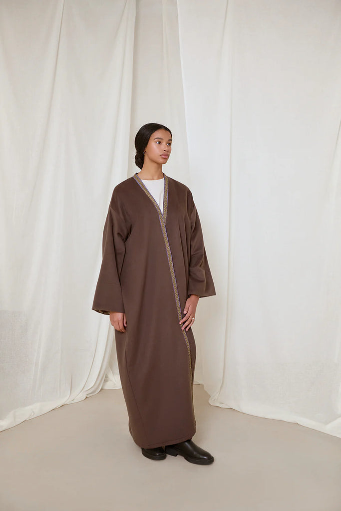 Taupe Anaya Abaya
