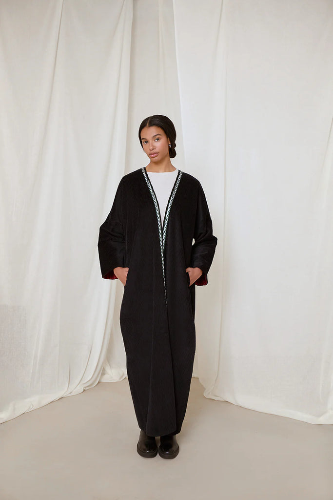 Black Isobel Crawley Abaya