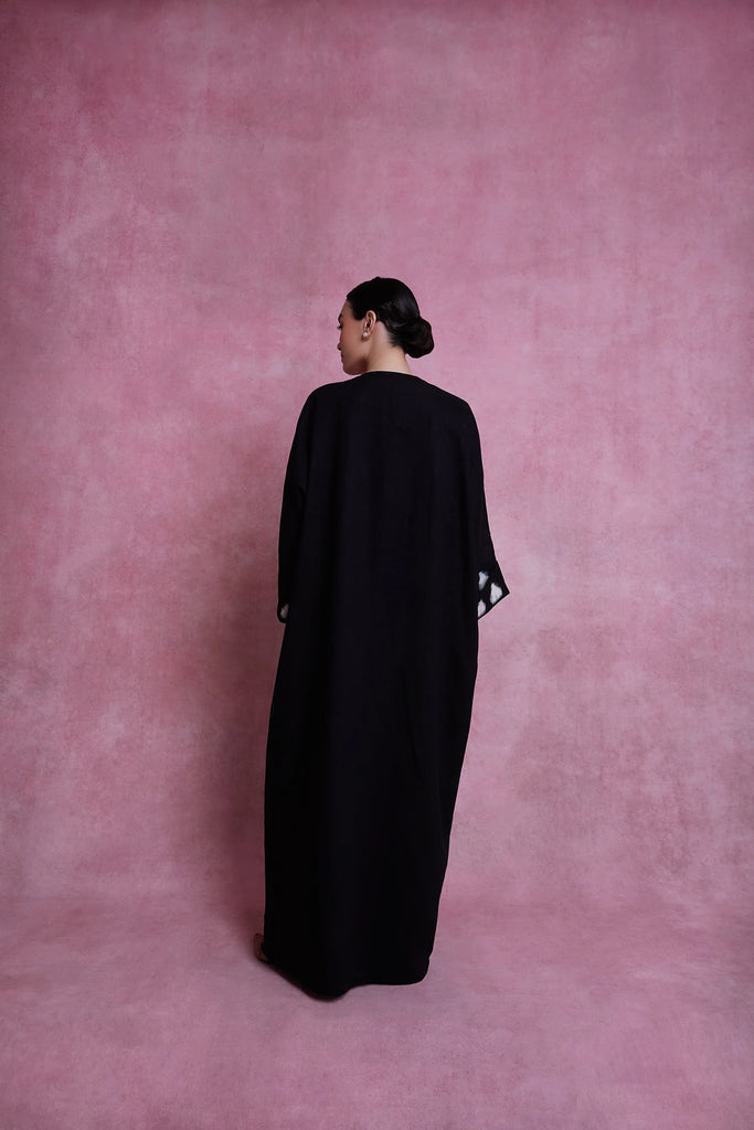 Cream Pyramids Abaya