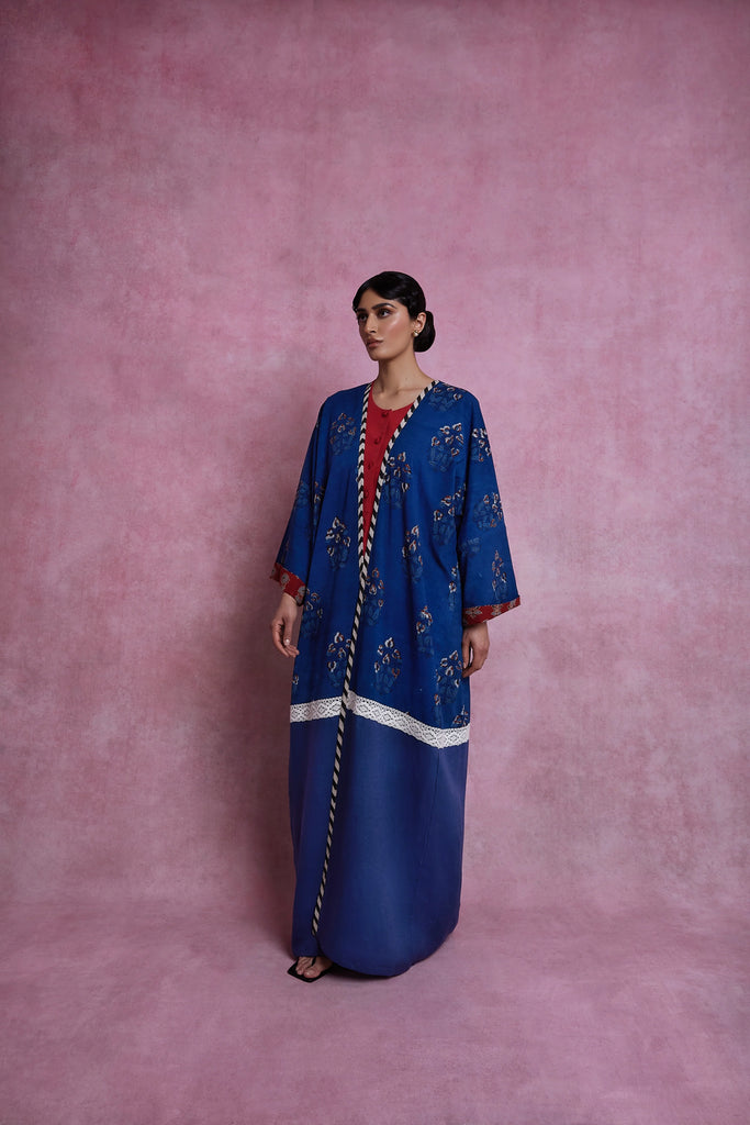 Indigo Blue Hakeem Abaya