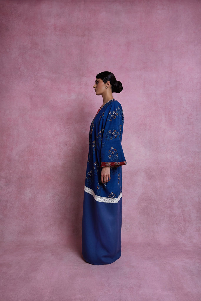 Indigo Blue Hakeem Abaya