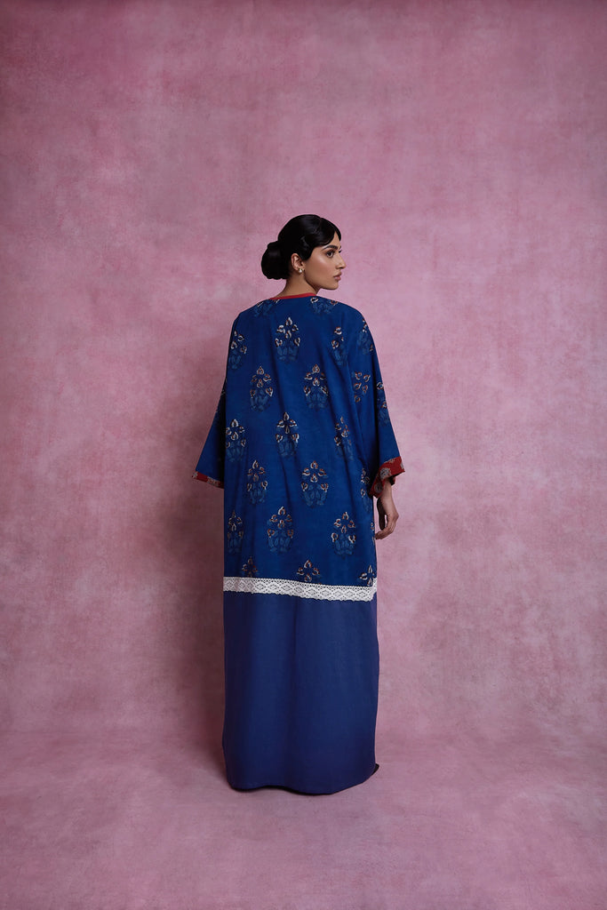 Indigo Blue Hakeem Abaya