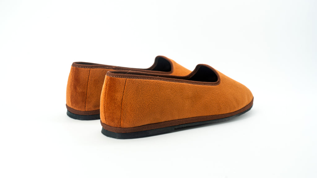 Burnt Orange Friulana Velvet Loafer
