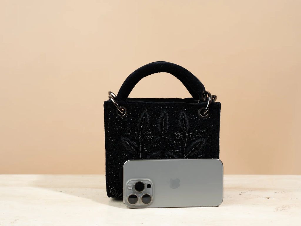 Velvet Strength Mini Tote Bag