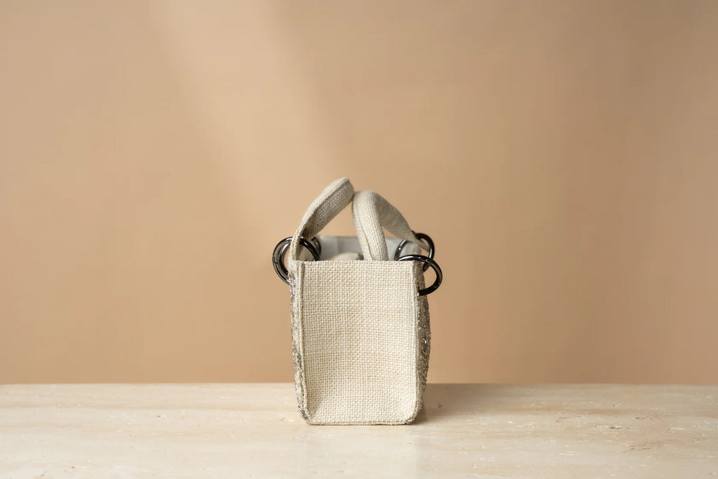 Silver Midnight Long Mini Bag