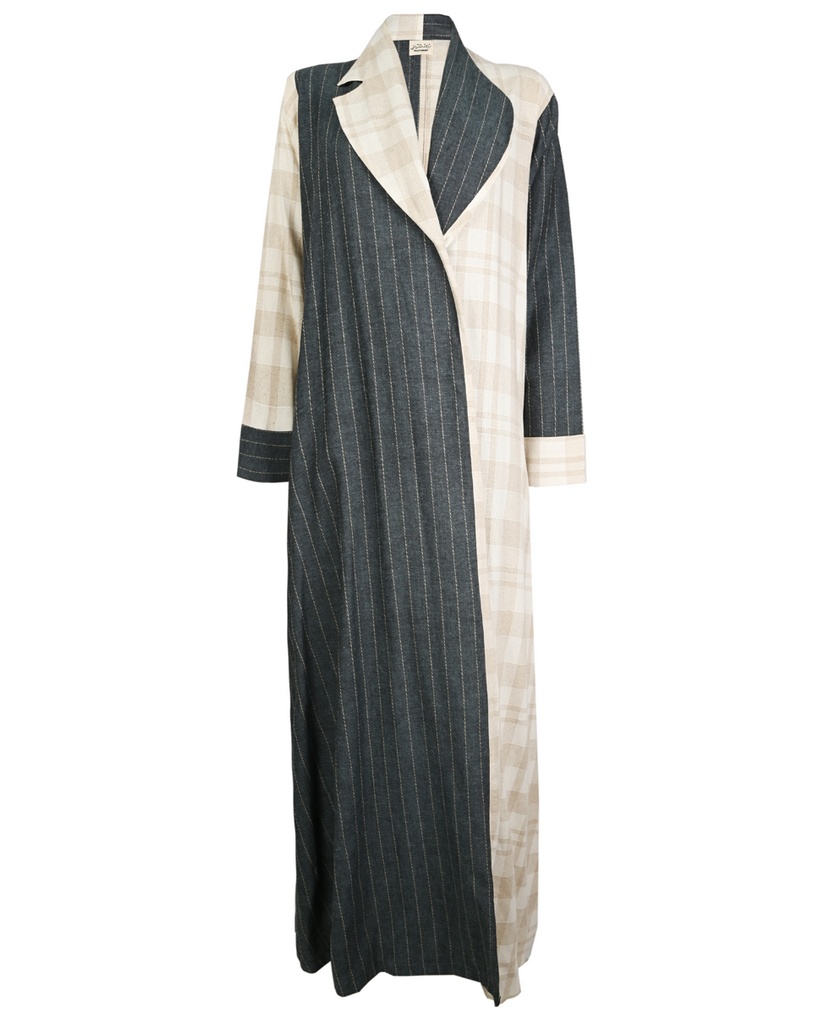 Beige Blazer Abaya