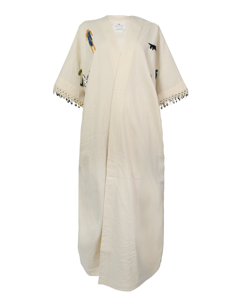 Keche Animal Midi Bisht Abaya