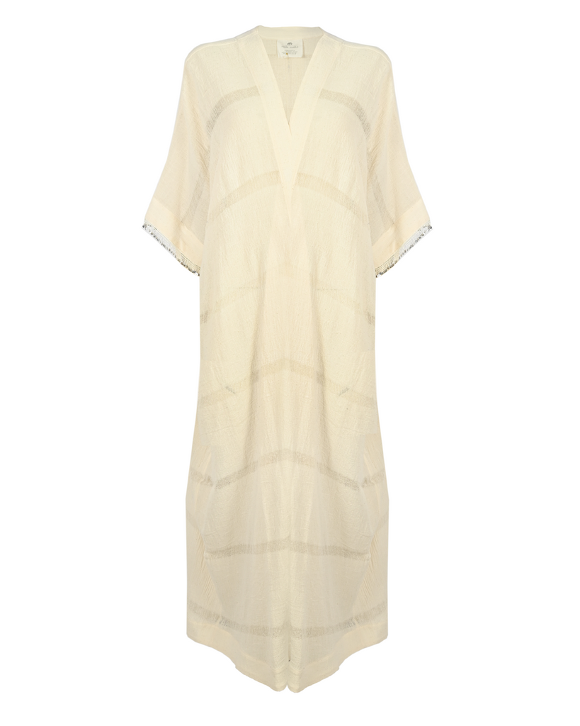 Hand Loom Midi Bisht Abaya