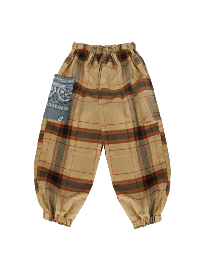 Kids Foota Checkered Pants